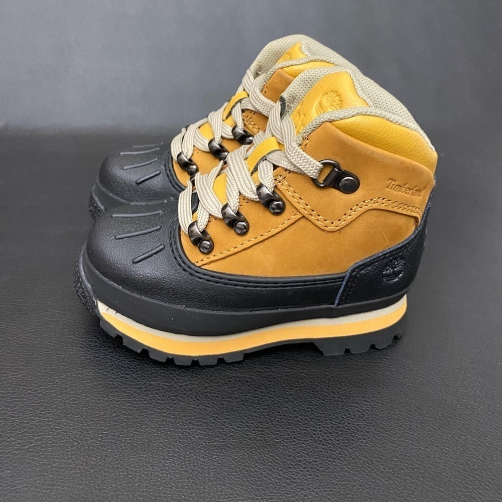 Timberland Kids Boots - Black and Tan